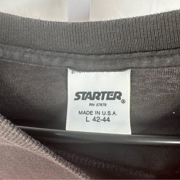 Vintage Michael Jordan Layered Tank Top Shirt Starter Size L 90s - Picture 6 of 9